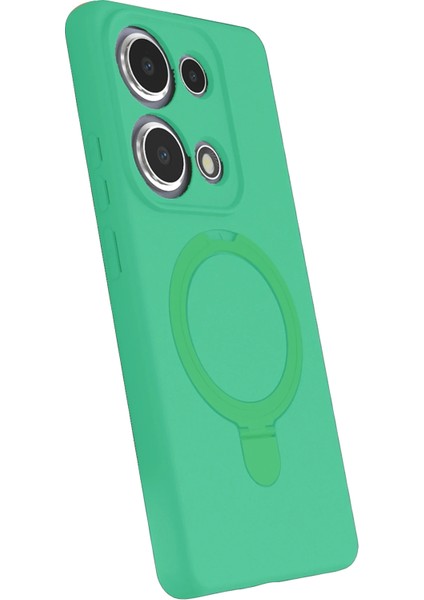 Mtxdpn Newface Xiaomi Redmi Note 13 Pro 4g Regal Magsafe Standlı Kapak - Yeşil modelleri