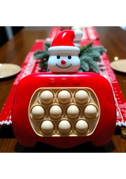 Yüksek Kalite Kardan Adam Popit Oyunu Sesli Işıklı Popit Yılbaşı Noel Hediyeleri Vıp Akıl Oyunları modelleri