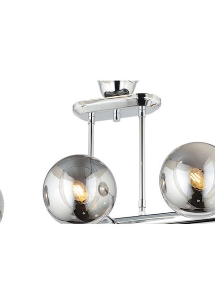 Lampaluce Space Modern Tasarım Avize Altılı Krom fiyatları