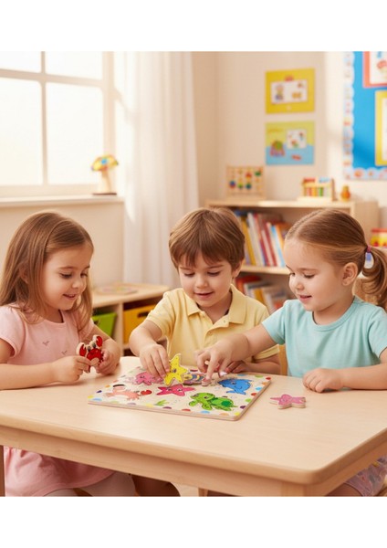 Denizdeki Dostlarım Ahşap Eğitici Puzzle Oyuncak fiyatları