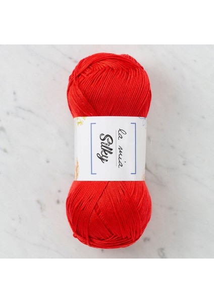 La Mia Silky Kırmızı El Örgü Ipi - L004 - 33676