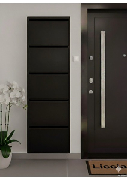 Metal Ayakkabılık5'li Siyah