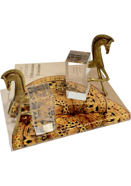 Kristal Eskitme Truva Kitap Tutucu modelleri