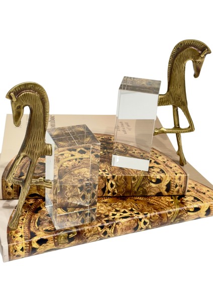 Kristal Eskitme Truva Kitap Tutucu fırsatları