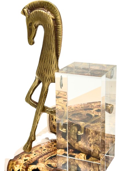 Kristal Eskitme Truva Kitap Tutucu indirimleri