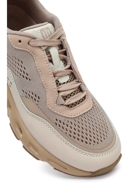 Studio Kadın Bej Bağcıklı Kalın Tabanlı Sneaker 25AFD43526F