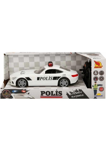 20357 Uzaktan Kumandalı Suncon Işıklı Polis Arabası 21 cm indirimleri