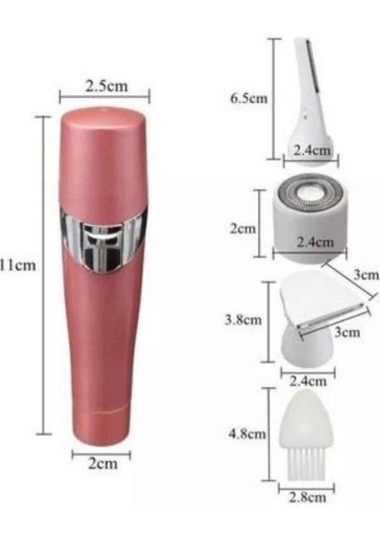 3 Başlıklı Kıl Tüy Temizleyici Epilasyon Aleti Tüm Cilt Tiplerine Uygun fırsatları