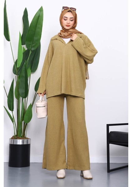 Haki Kaşkorse Tunik Pantolonlu Takım fiyatları