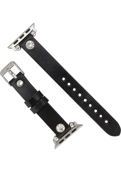 Apple Watch Uyumlu Deri Kordon Visby 38-40-41MM Rst1 modelleri