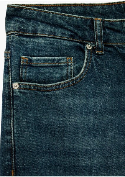 Pamuklu Normal Bel Straight Fit Jean Pantolon - Mark Jean fırsatları