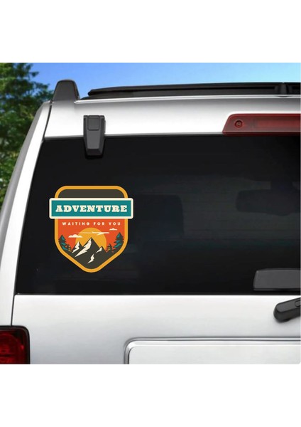 Adventure Sticker - Off Road 4x4 Kamp Doğa Sticker - Araba Oto Motosiklet Karavan Sticker 00118 fiyatları
