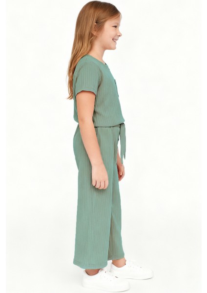 Kız Çocuk Pijama Altı Beli Lastikli Rahat Kalıp modelleri