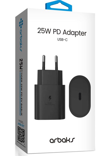 Pd 25W Pd Tiger Hızlı Şarj Cihazı Başlığı ARB-017