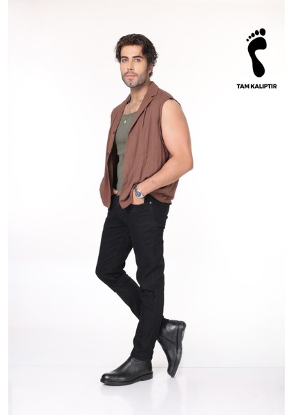 Hakiki Deri Kürklü Erkek Klasik Bot 408KMA123 fiyatları