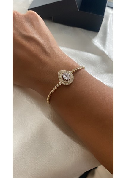 Çelik Zirkon Taş Su Damlası Bileklik fiyatları