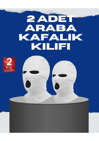 Dayanıklı ve Eğlenceli Araç Baş Dayanağı Kılıfı 2’li Paket