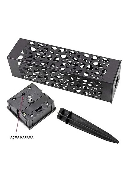 Dekoratif Solar Güneş Enerjili Bahçe Aydınlatması Yürüyüş Yolu Seti ( 8 Adet ) ( Lisinya ) modelleri