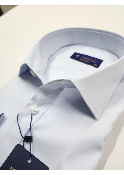 Regularfit Mavi Erkek Gömlek Likralı Esnek Kumaş Yaka Alttan Düğmeli AR0720710-06 modelleri