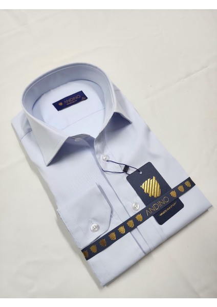 Regularfit Mavi Erkek Gömlek Likralı Esnek Kumaş Yaka Alttan Düğmeli AR0720710-06 fırsatları