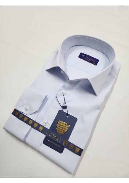 Regularfit Mavi Erkek Gömlek Likralı Esnek Kumaş Yaka Alttan Düğmeli AR0720710-06 indirimleri