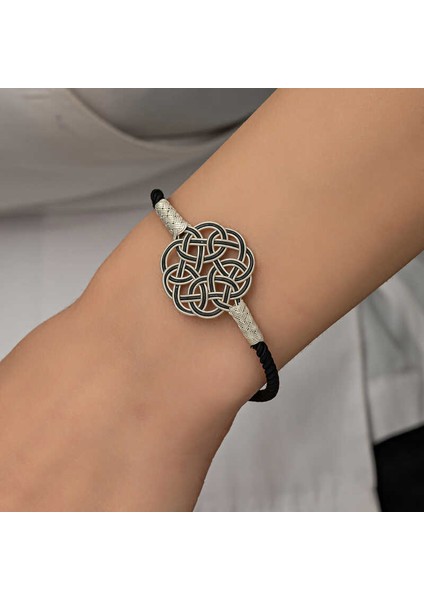 Gümüş Kazaziye Örgü Bileklik modelleri