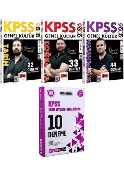 2026 Kpss Tarih Coğrafya Vatandaşlık Çözümlü 99 Deneme - 2026 Kpss Ortaöğretim Çözümlü 10 Deneme