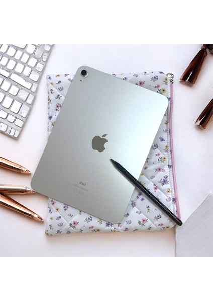Laptop Tablet Çantası 11-12 Inç Uyumlu Çıtır Çiçek Desenli modelleri