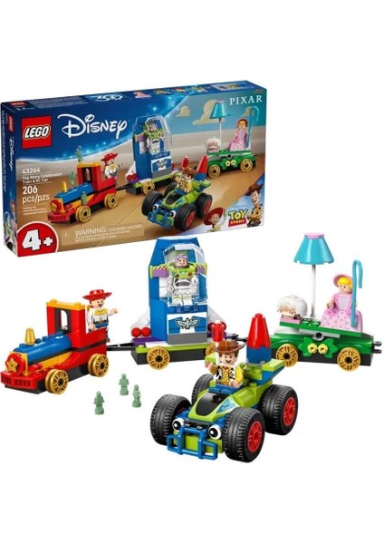 43264 LEGO Disney Toy Story Kutlama Treni ve Rc Araba 206 Parça +4 Yaş