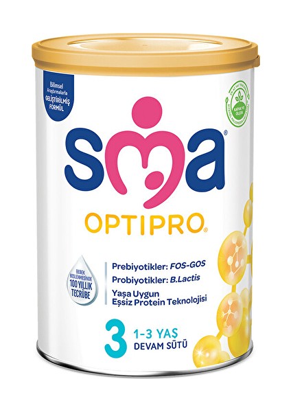 2 Adet Sma Optıpro Probiyotik 3 Devam Sütü 400 G