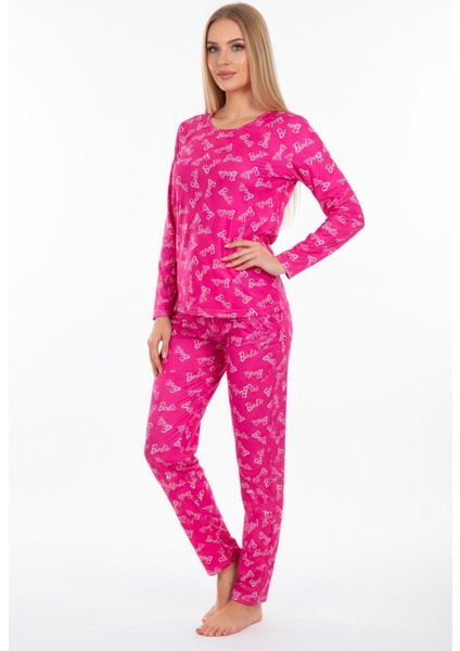 Bisiklet Yaka Süet Pijama Takımı 6002 Barbie fiyatları