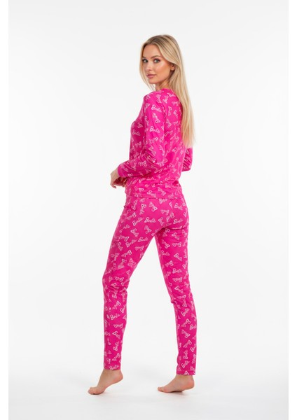 Bisiklet Yaka Süet Pijama Takımı 6002 Barbie fırsatları