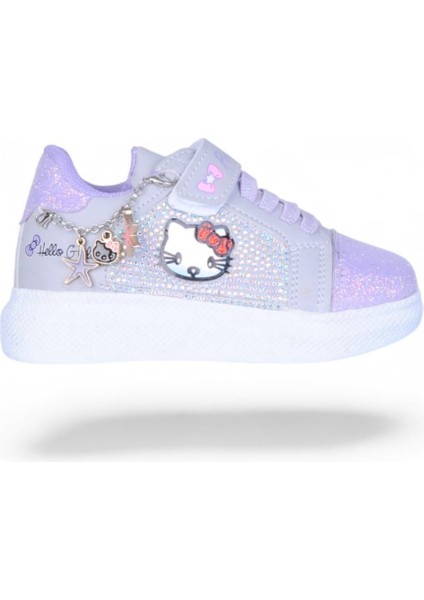 4120 Gri-Lila Kız Çocuk Sneaker Spor Ayakkabı fiyatları