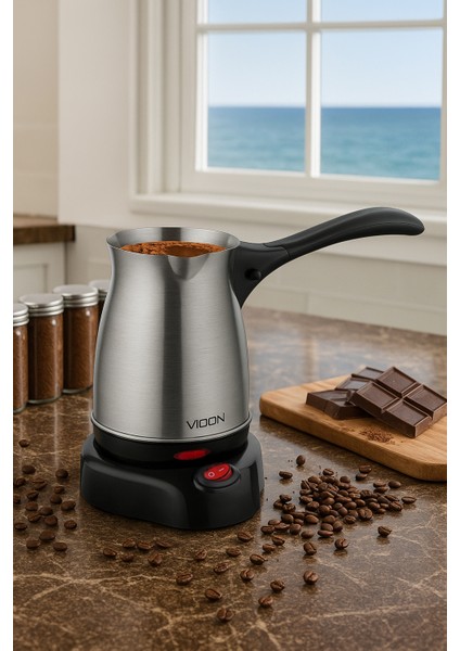 Pazaraza Vioon 5 Fincan Kapasiteli 600W Türk Kahve Makinesi