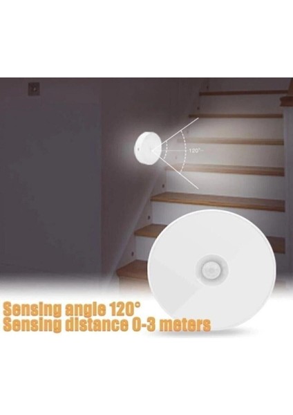 Mıknatıslı Şarjlı Sensörlü LED Kabin Dolap Içi Aydınlatma Gece Lambası