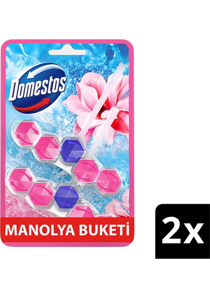 3 Adet Domestos Wc Temizleyici Blok 2x5'li Güç Manolya fiyatları