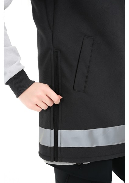 Kışlık Kadın Önden Yazılı Nakış Işlemeli Polar Özel Güvenlik Yeleği -Tunik fırsatları