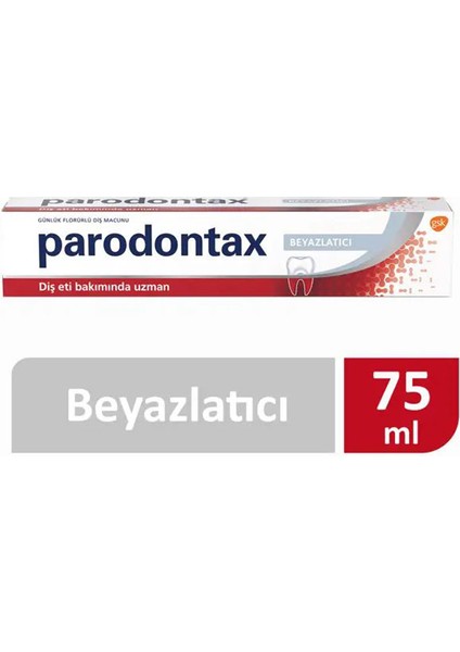 4 Adet Parodontax Diş Macunu 75ML Beyazlatıcı fiyatları