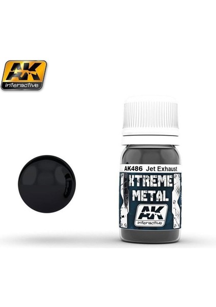 Ak 486 30 Ml. Jet Egzoz Rengi, Xtreme Metal Serisi Model Boyası