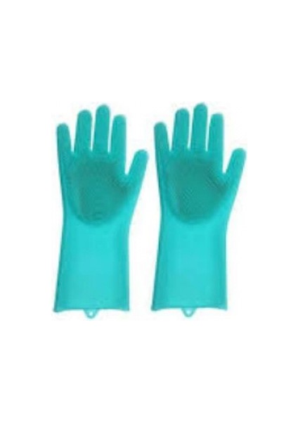 Sihirli Isıya Dayanıklı Silikon Çok Amaçlı Bulaşık Eldiven Fırçası Magic Gloves indirimleri