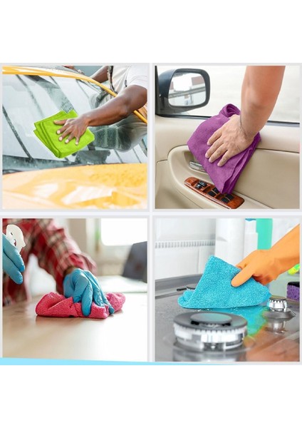 Mikrofiber Bez,mikrofiber Temizlik Bezi,çok Amaçalı Ekonomik Temizlik Bezi 30X30CM 12 Adet fiyatları