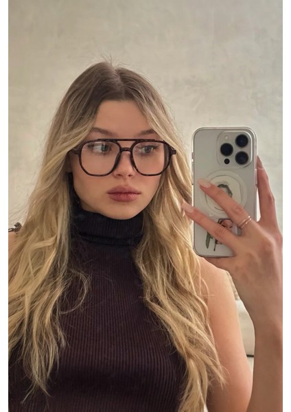 Optik Uyumlu Mavi Işık Korumalı Leopar Çerçeve Camları Değiştirilebilir Gözlük Blue Block fiyatları