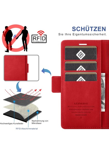 Samsung Galaxy S25 Ultra Uyumlu Ekran Koruyuculu Kılıf Kapaklı Kartlıklı Deri Görünümlü Standlı Kapak fırsatları