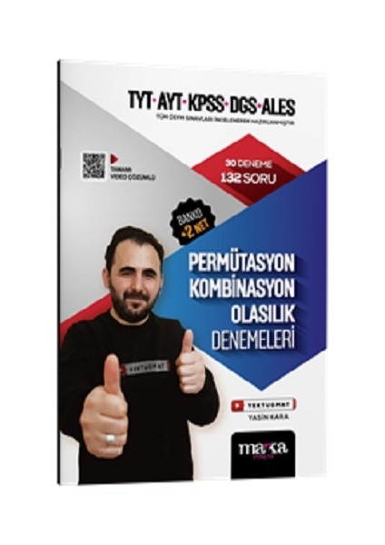 2025 Tyt – Ayt – Kpss – Dgs – Ales Permütasyon Kombinasyon Olasılık Denemeleri