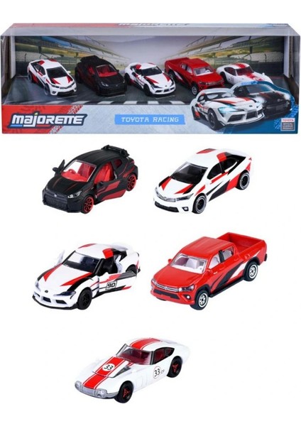 Majorette Toyota Racing 5 Parçalı Model Araba Hediye Seti fiyatları