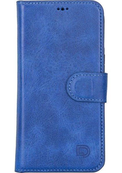 Apple iPhone 13 Pro Max Uyumlu Deri Cüzdanlı Kılıf Okyanus Mavi fiyatları