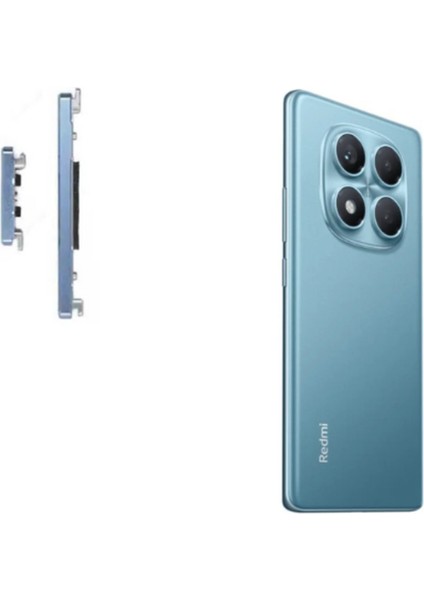 Xiaomi Uyumlu Redmi Note 14 Pro 4g On Off Yan Ses Tuş Düğme Mavi 24116RACCG