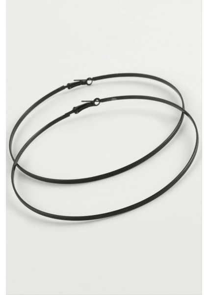 Noktalı Metal Halka Küpe 8-9-10 cm