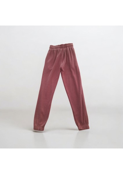 Çizgili Cepli Kız Çocuk Eşofman Altı modelleri