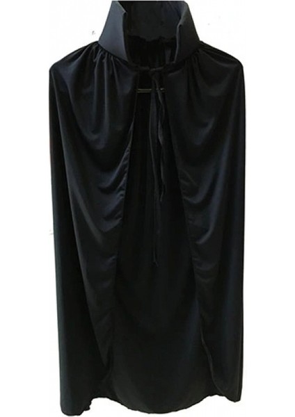 Siyah Yakalı Pelerin - Vampir Pelerin - Dracula Pelerin 90 cm (5324) fiyatları